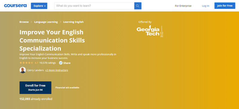English Communication Skills by Georgia Tech