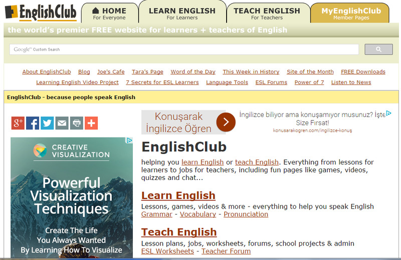 website hoc tieng anh english club