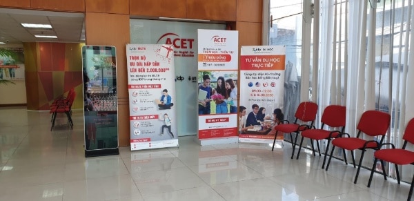 Trung tâm ngoại ngữ ACET là nơi chuyên giảng dạy tiếng Anh du học