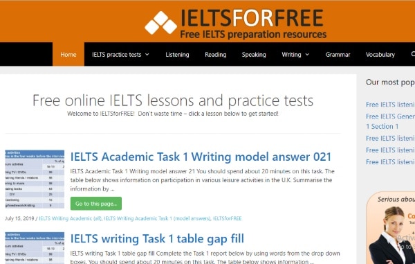 IELTS For Free