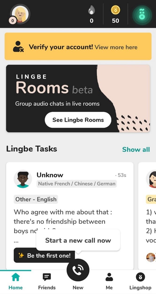 Hướng dẫn học Tiếng Anh online cùng app Lingbe
