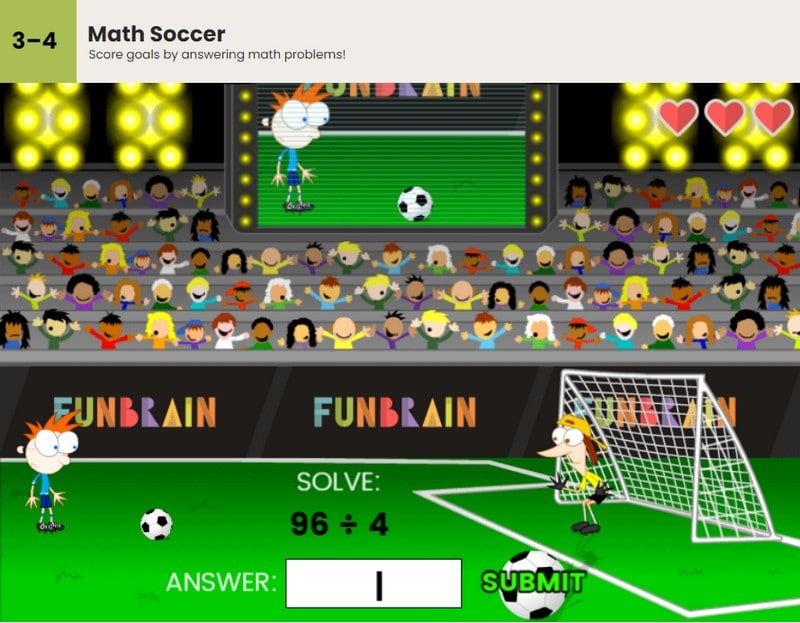 Học Tiếng Anh online qua Fun Brain cho trẻ em