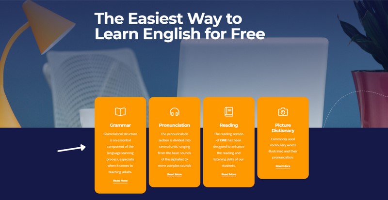 Học Tiếng Anh online với website Easy World of English