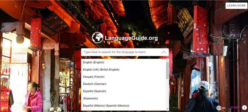 Hướng dẫn Học Tiếng Anh online cùng website Language Guide