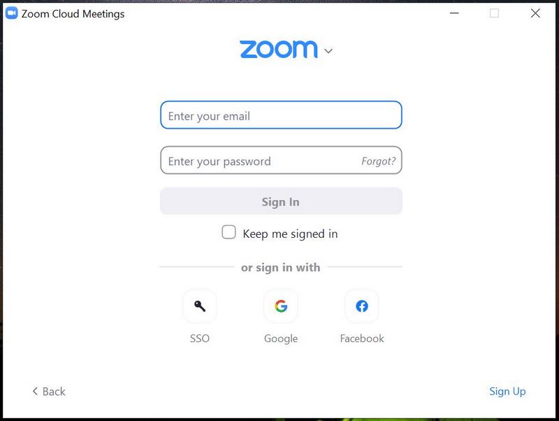 đăng nhập zoom luyện tiếng anh online