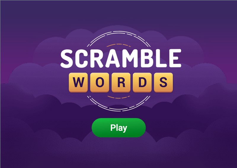 trὸ chơi luyện tiếng anh online scramble words