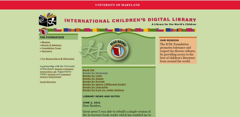 Bộ sưu tập sách online International Children’s Digital Library (ICDL) cho trẻ em 02