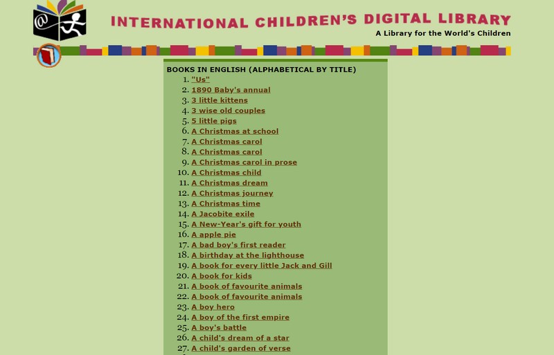 Bộ sưu tập sách online International Children’s Digital Library (ICDL) cho trẻ em 03