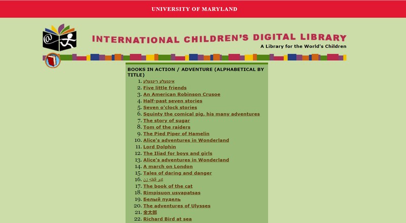Bộ sưu tập sách online International Children’s Digital Library (ICDL) cho trẻ em 05